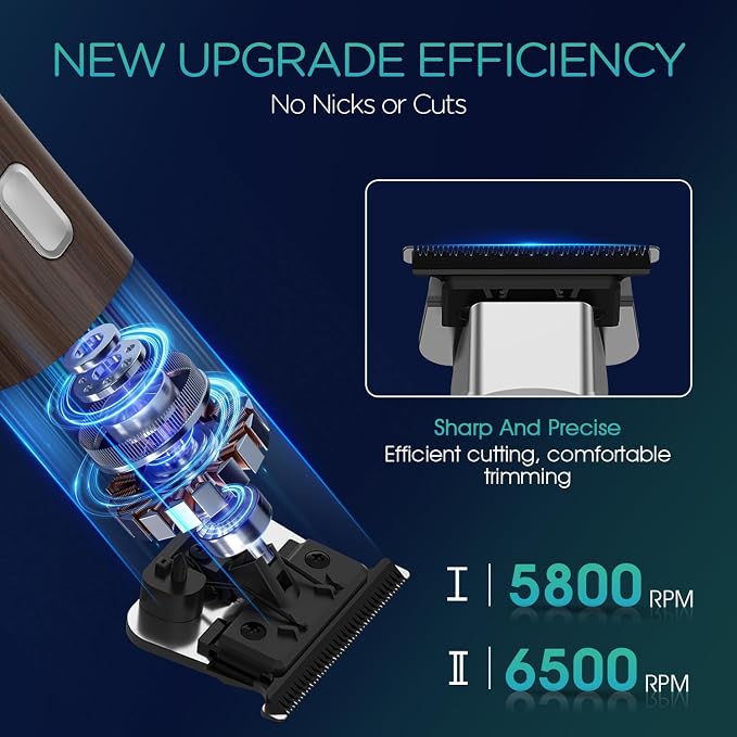 VOYOR Body Hair Trimmer for Men, Electric Razor, Versatile Groin & Body Trimmer
