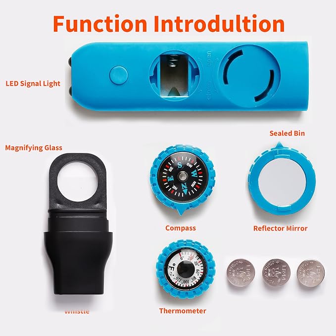 Multifunctional Survival Emergency Whistle