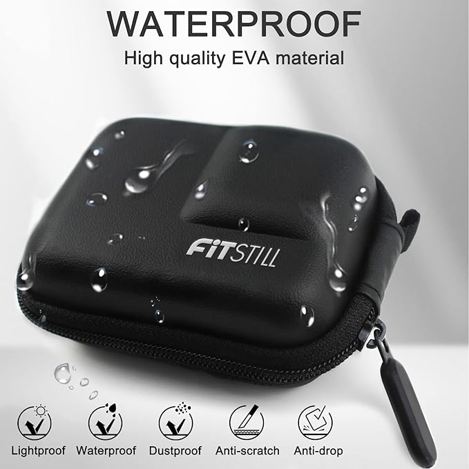 FiTSTILL Black PU Mini Carrying Case