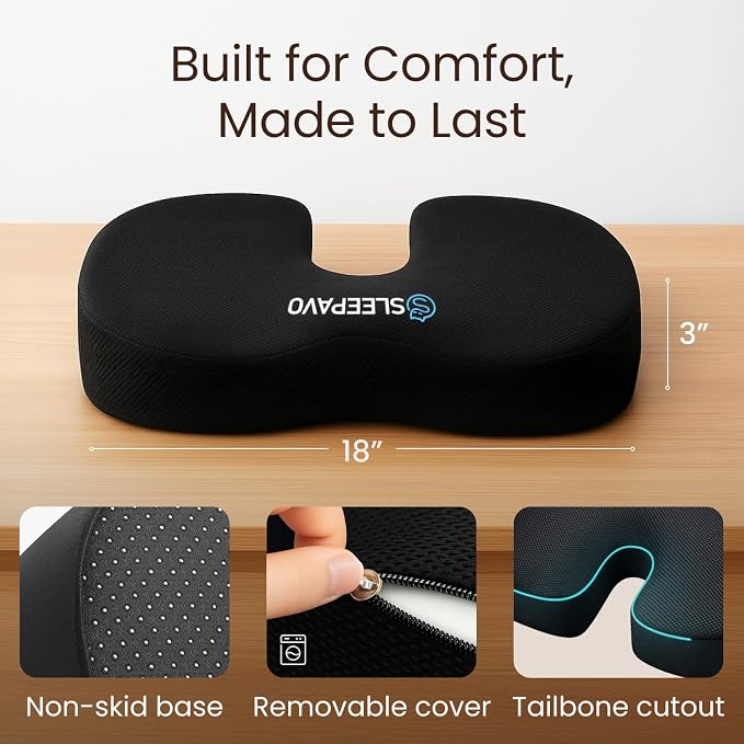 Sleepavo Office Chair Cushion