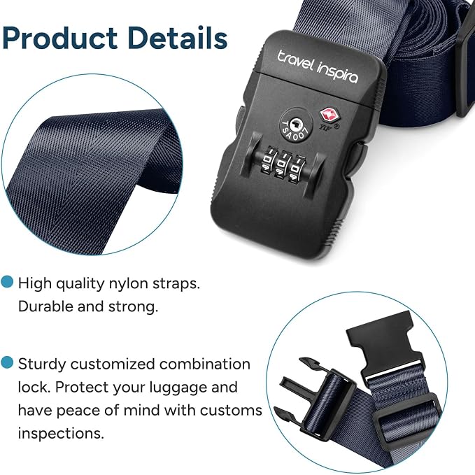 Travel Inspira Luggage Straps