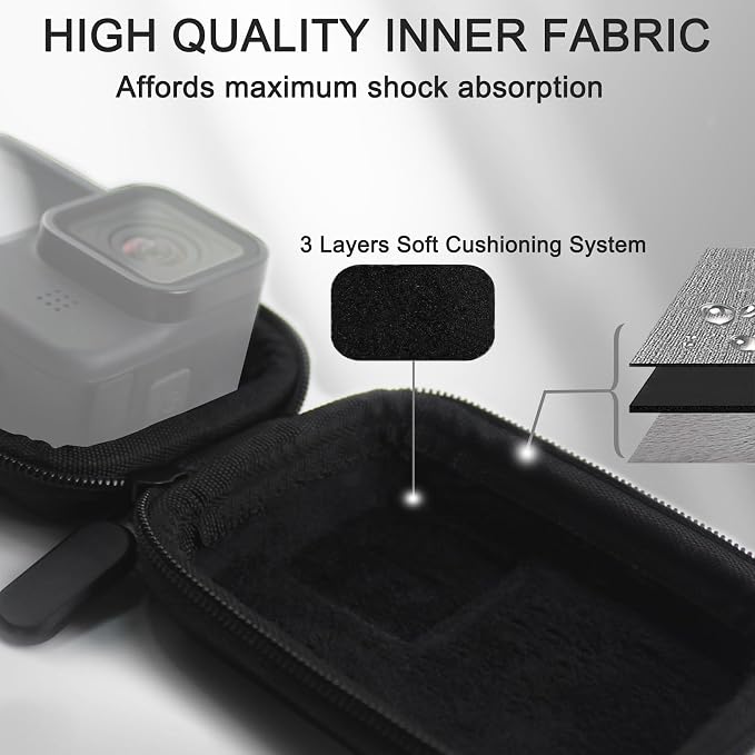 FiTSTILL Black PU Mini Carrying Case