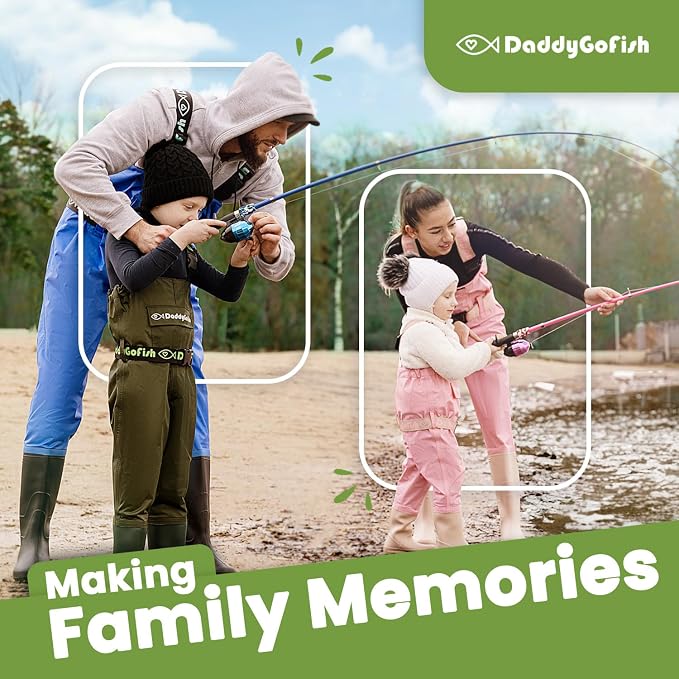 DaddyGoFish Kids Fishing Pole