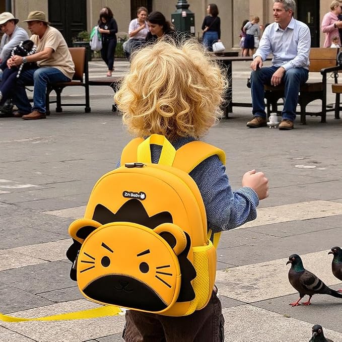 Padgene Toddler Backpacks Kids Preschool Backpack Waterproof Neoprene Animal
