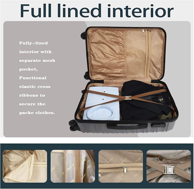 Luggage Sets 3 Piece-Suitcase Set- Luggage