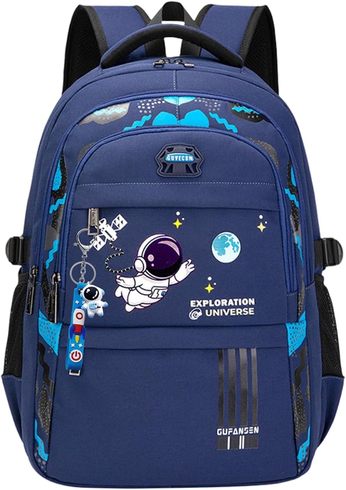 MITOWERMI Astronaut Backpack for Boys School Bags Space Kids Backpack for