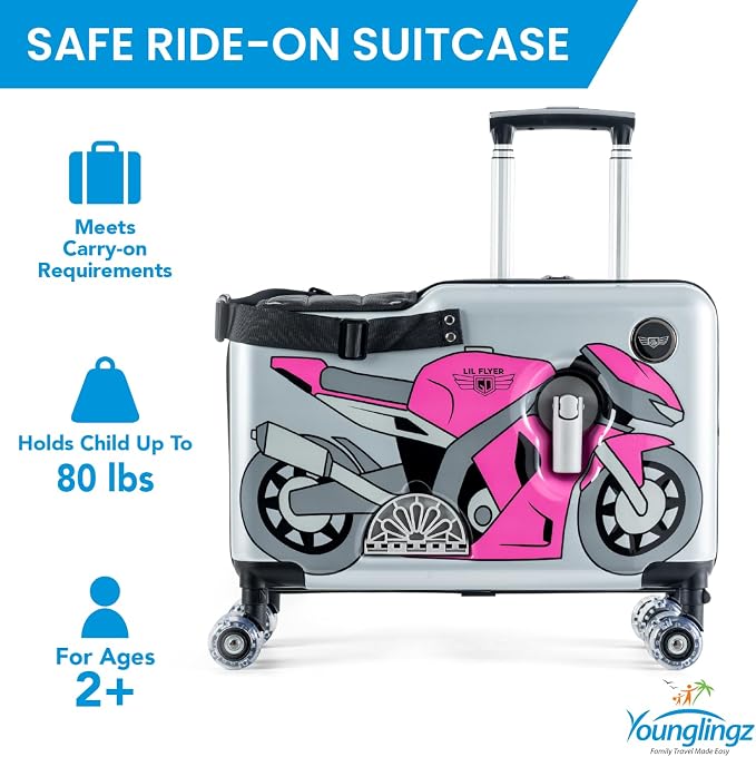 Younglingz LIL FLYER GO Version 2 Ride On Suitcase