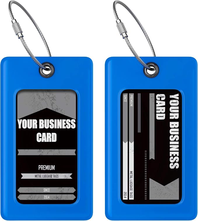 Luggage Tags Business Card Holder by TUFFTAAG