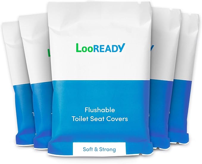 Individually Wrapped Toilet Seat Covers Disposable Flushable