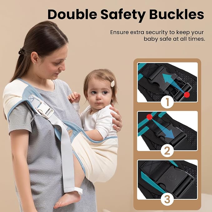 Baby Carrier Newborn to Toddler, Baby Sling Carrier, Toddler Carrier 25-60 lbs