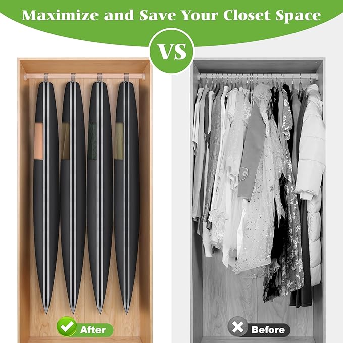KEEGH Space Saving Hanging Garment Bag
