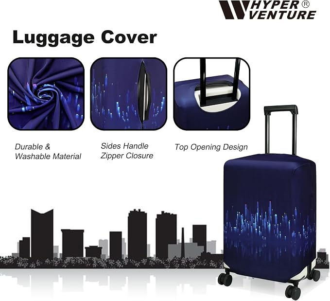 HYPER VENTURE Washable Luggage Cover