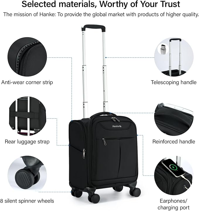 Hanke Underseat Carry On Luggage