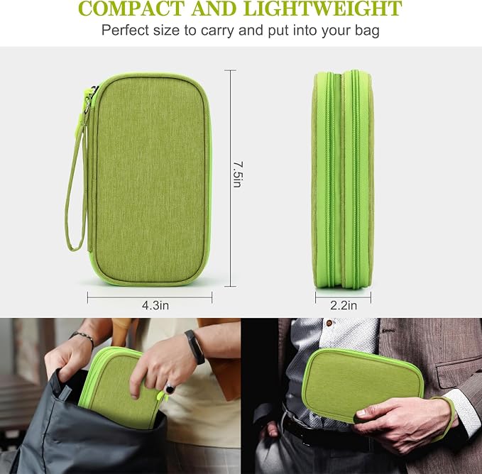 FYY Travel Cable Organizer Pouch Electronic Accessories Carry Case Portable