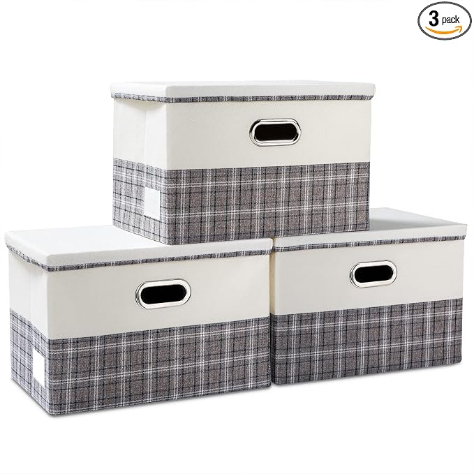 PRANDOM Large Collapsible Storage Bins