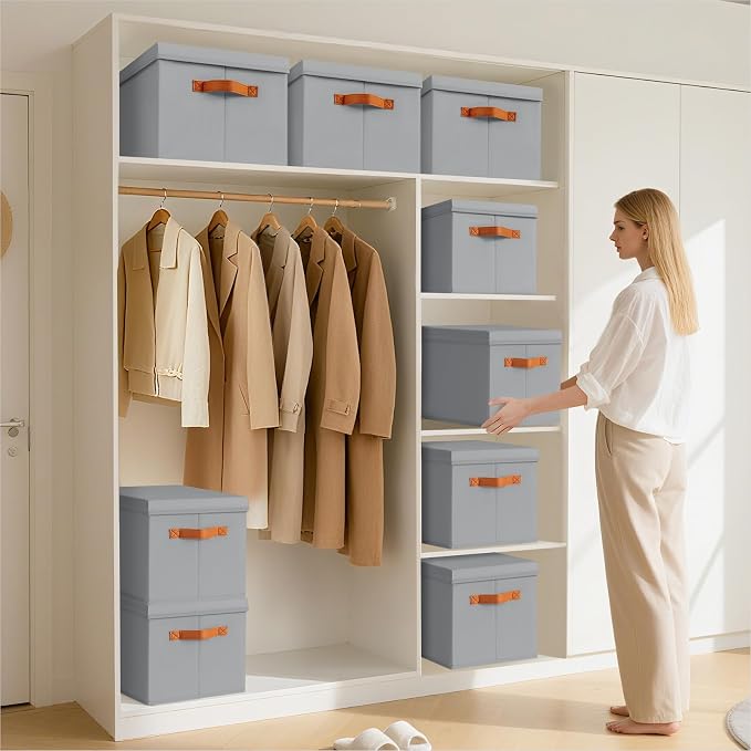 Storage Bins with Lids
