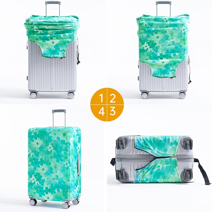 Travelkin Luggage Covers For Suitcase Tsa Approved, Suitcase Cover Protector