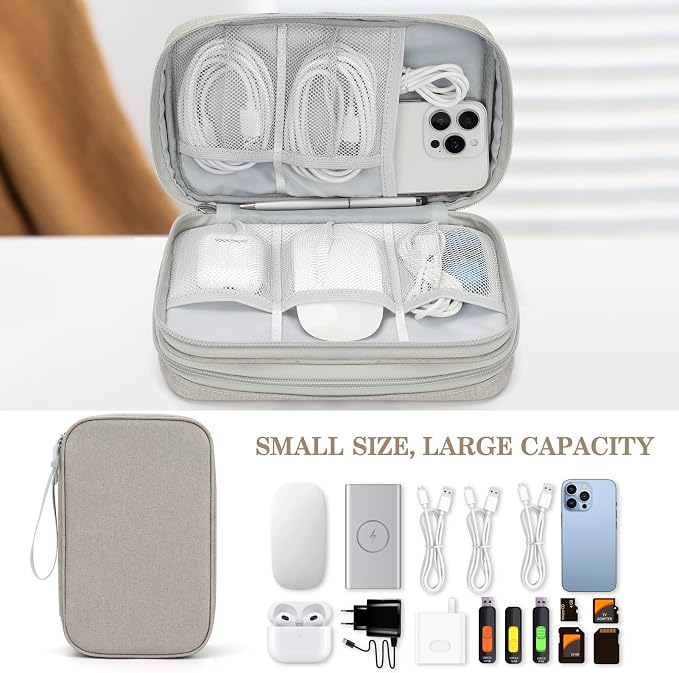 FYY Electronic Organizer, Large Travel Cable Organizer Bag Pouch Electronic
