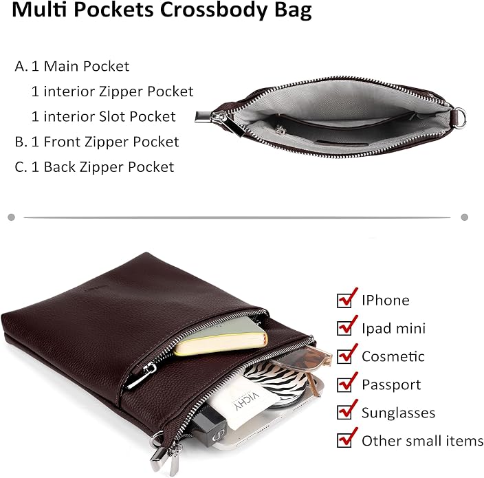 befen Genuine Leather Small Crossbody Purses