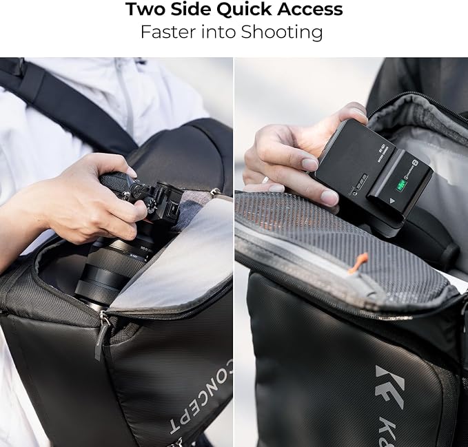 K&F CONCEPT Camera bags Waterproof 25L Large Capacity Camera Case