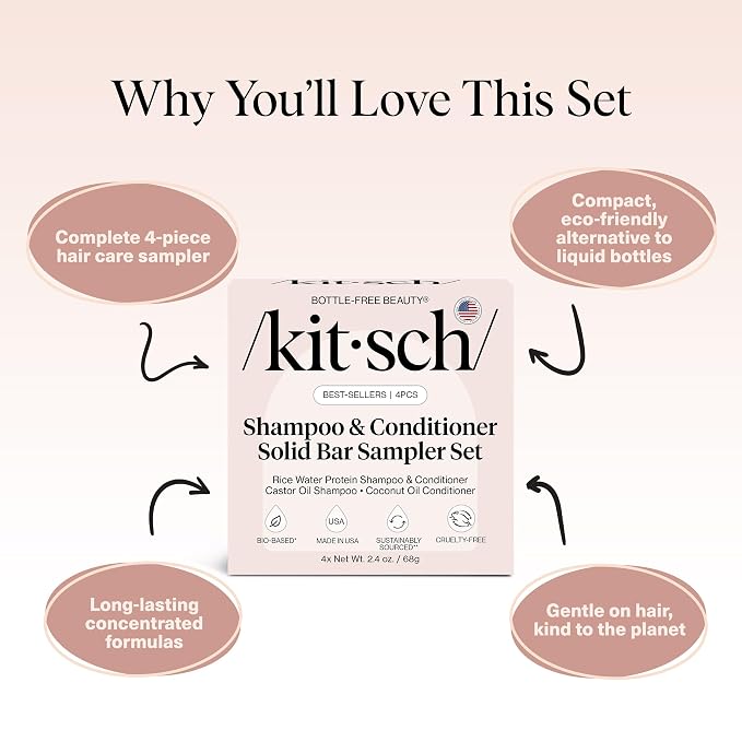 Kitsch Shampoo and Conditioner Set
