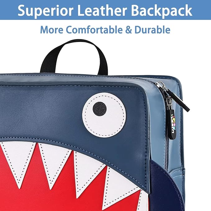 iPlay, iLearn Shark Kids Luggage, Boys Carry on Suitcase, Toddlers Rolling