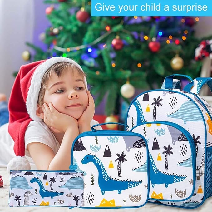 CCJPX Toddler Backpack for Boys Girls, Dinosaur Unicorn Cat Preschool Bookbag