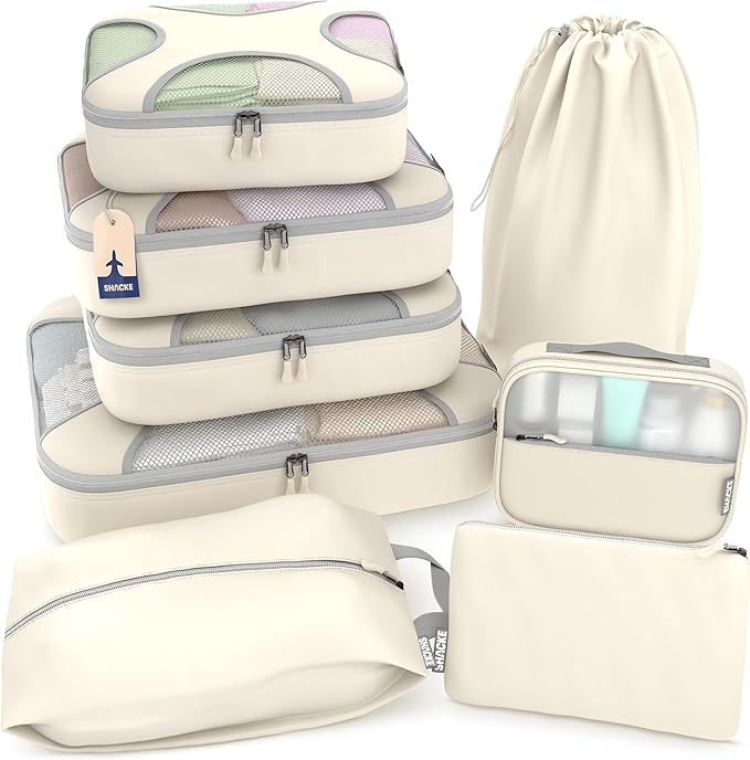 Shacke Premium 8 Packing Cubes Set