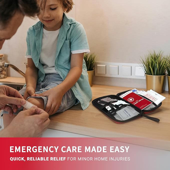 All-Purpose First Aid Kit 184 Pieces, Emergency Kit
