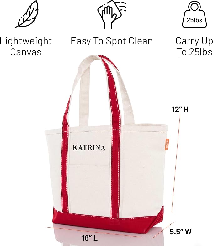 CB STATION Medium Classic Canvas Tote Bag