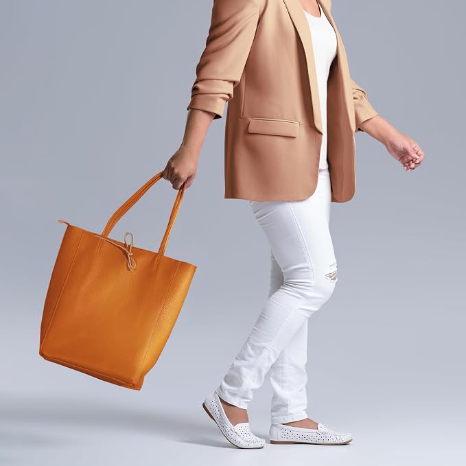 Italian Calf Leather Tote for Women