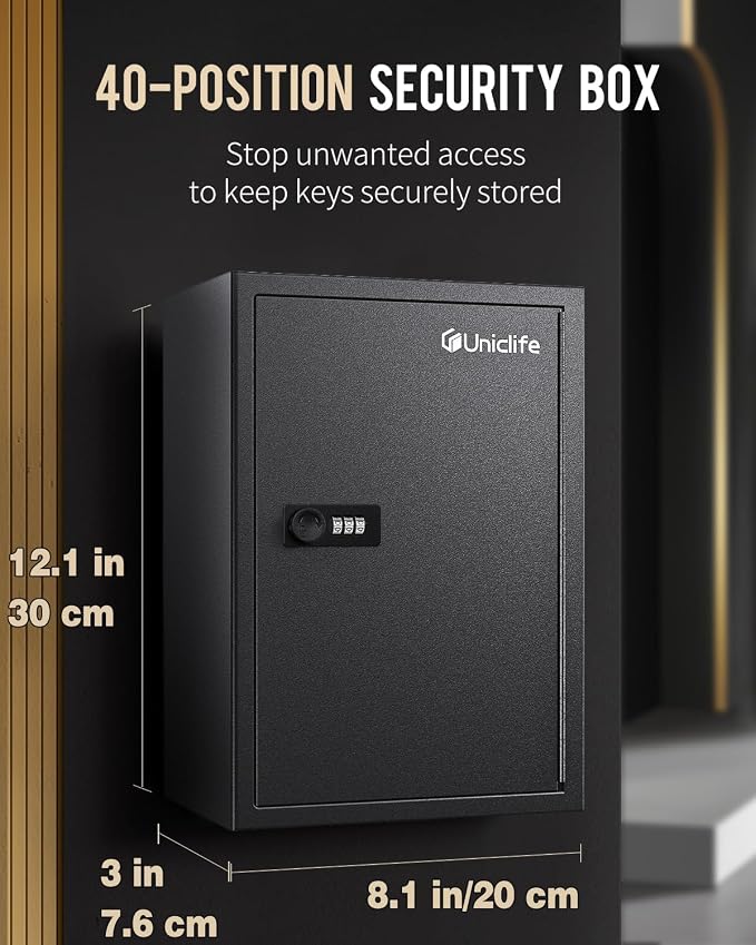 Uniclife 40 Position Slotted Key Cabinet