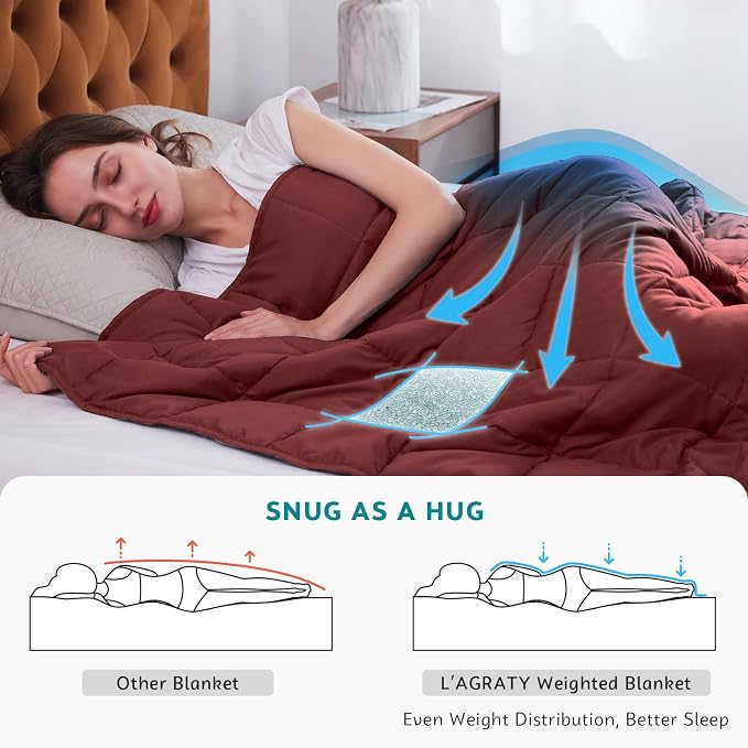L'AGRATY Weighted Blanket