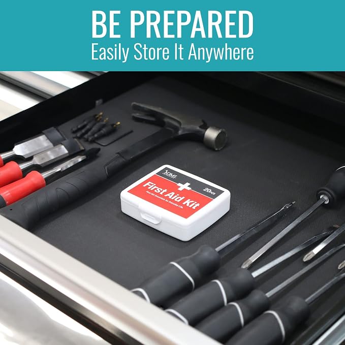 DMI First-Aid Kit, Mini 20-Piece Kit, Small and Compact All-Purpose Use