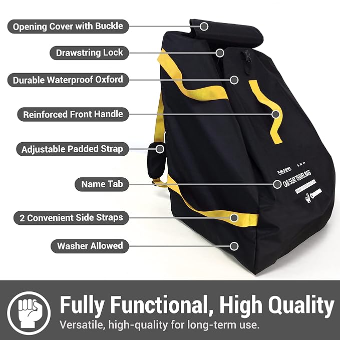 Car Seat Travel Bag Backpack for Air Travel