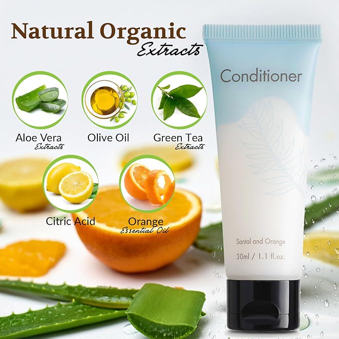 Double Sealed Hotel Conditioner Bulk 100 Pack Individually Wrapped Travel Size
