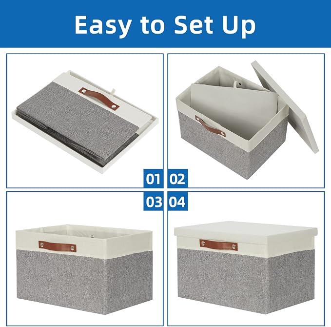 Temary Collapsible Storage Bins Storage Boxes