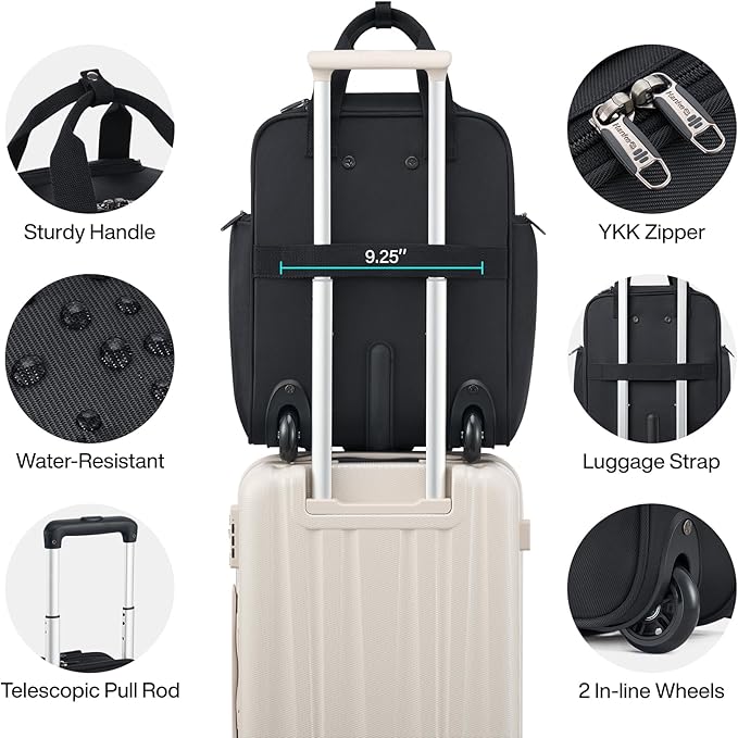 Hanke Softside Underseat Carry On Luggage