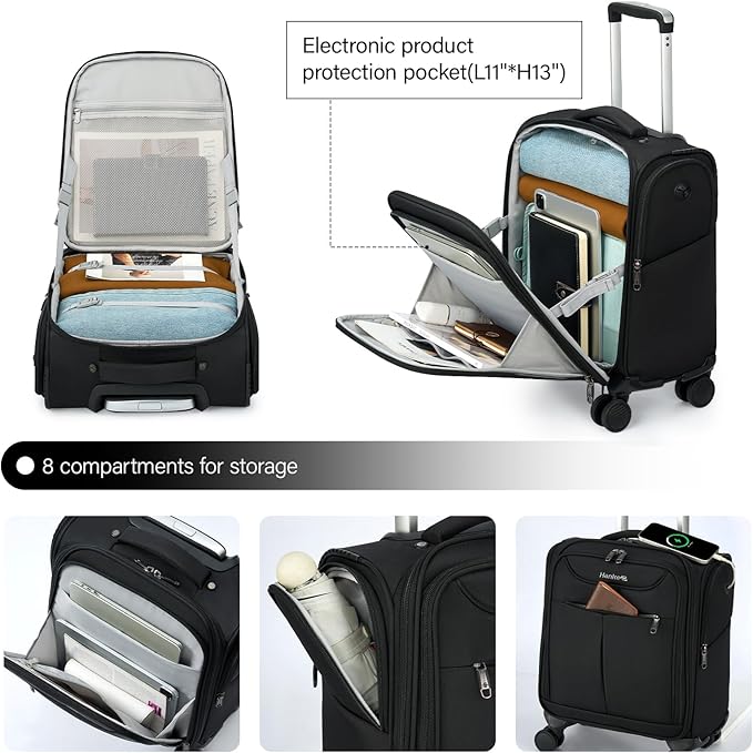 Hanke Underseat Carry On Luggage