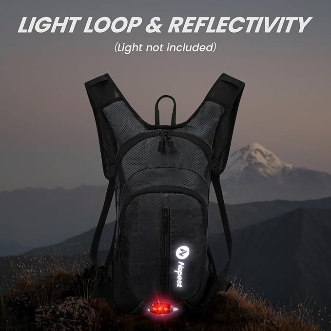 Nepest Hydration Pack Backpack for Women & Men, Lightweight Water Backpack