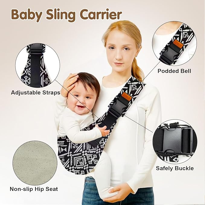 Baby Sling Carrier, Toddler Carrier, 2025 New Baby Sling, Portable and