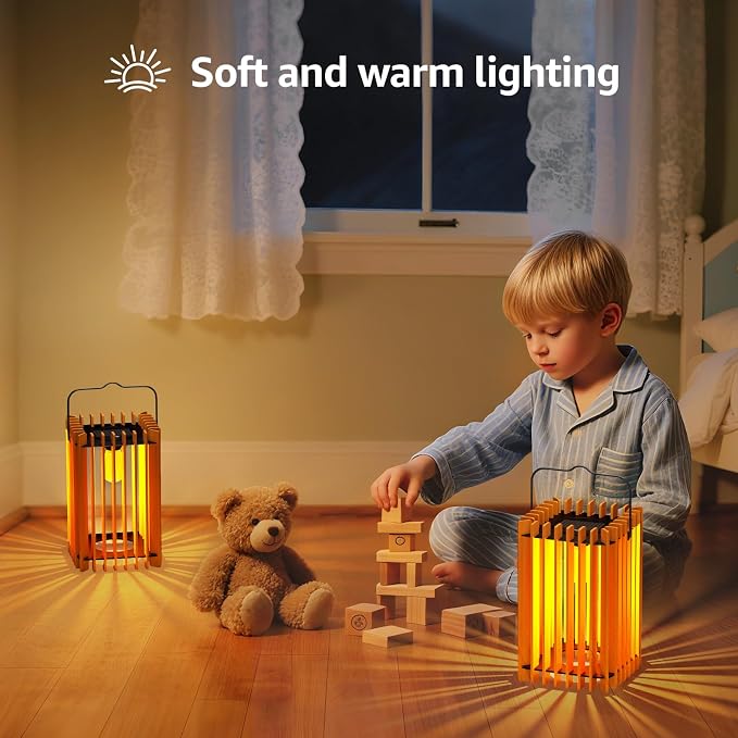 2 Set Solar Lantern Outdoor LED Hanging Solar Lantern