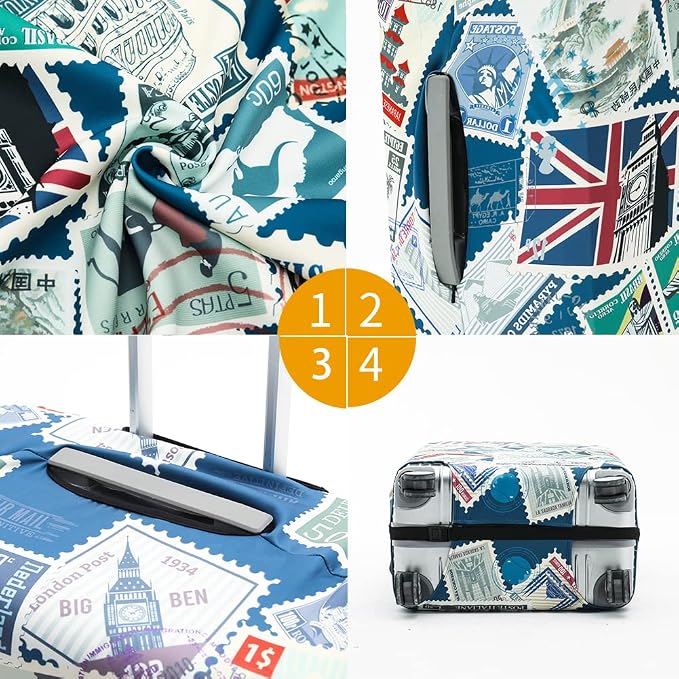 Travelkin Luggage Covers For Suitcase Tsa Approved, Suitcase Cover Protector