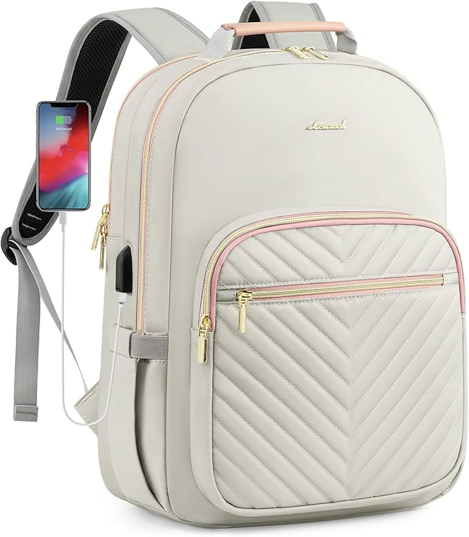 LOVEVOOK Laptop Backpack Purse for Women, Work Travel Computer Bags, College