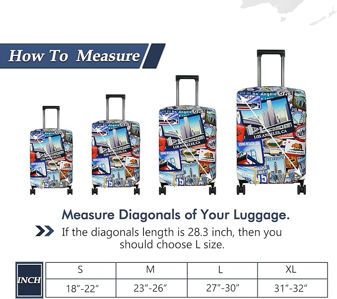 HYPER VENTURE Washable Luggage Cover