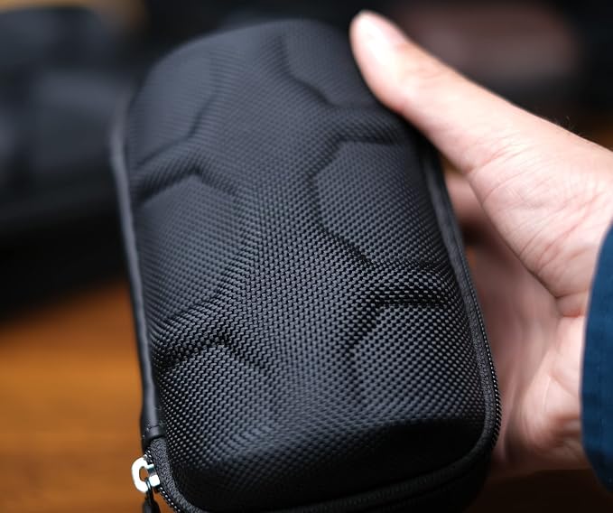 Hard Compact Watch Roll travel case, 2 Slots Portable holder and Organizer