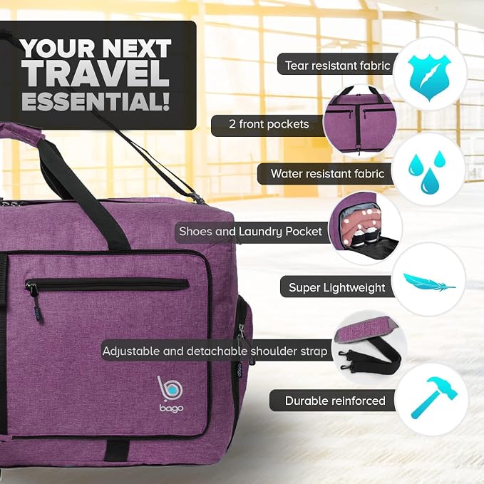 Bago Large Foldable Duffel Bags