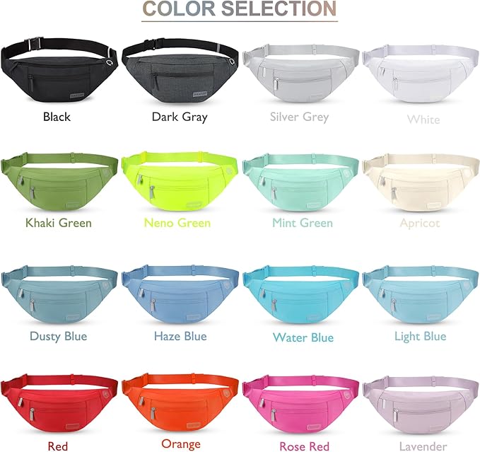 MAXTOP Large Crossbody Fanny Pack