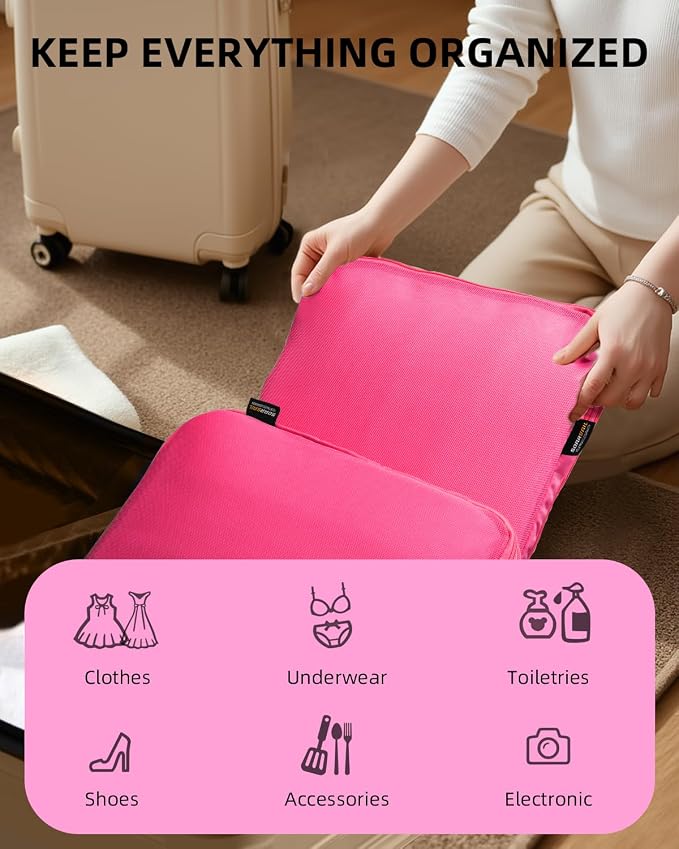 6 Set Compression Packing Cubes