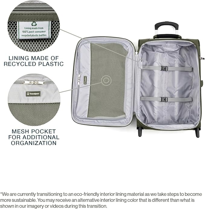 Travelpro Maxlite 5 Softside Expandable Upright 2 Wheel Checked Luggage